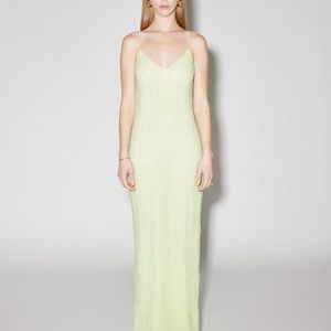 Rosetta Getty Sequined Slip Dress